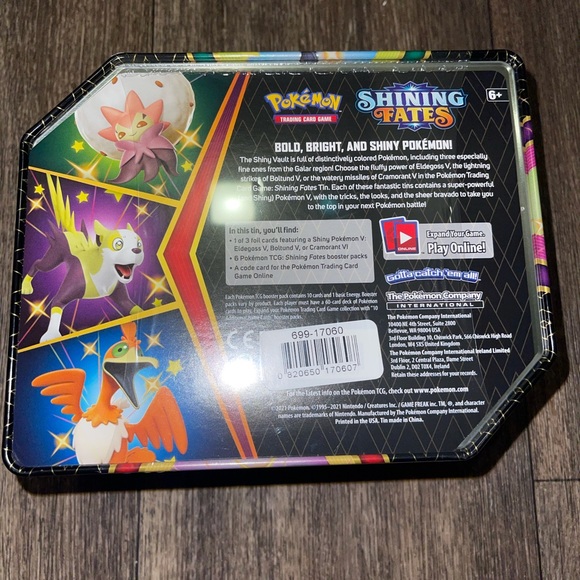 2021 Pokemon Shining Fates V Individual Tin - Picture 5 of 5